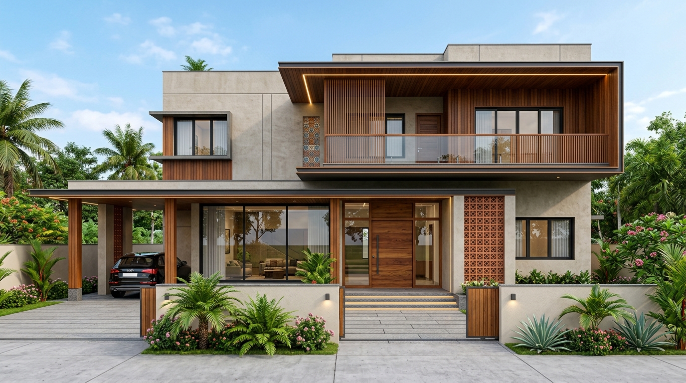 RVP Anna Construction service: Exterior Elevation & Front Facade