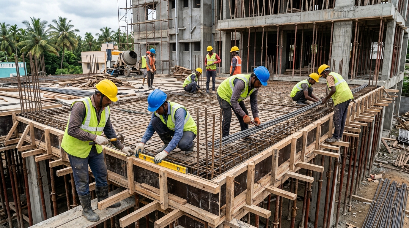 RVP Anna Construction service: Skilled Civil Construction Labour